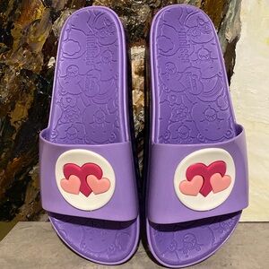 Melissa x Care Bears Lilac Slides